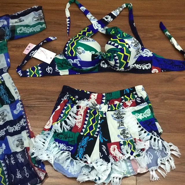 Set Bikini đi biển 4 món