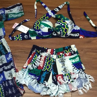 Set Bikini đi biển 4 món