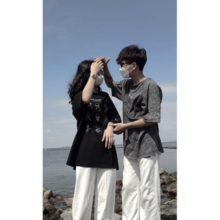 Áo phông loang màu SADBOIZ Unisex nam nữ Cotton oversize form rộng co dãn 4 chiều