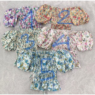 Áo Croptop Hoa Xinh Xắn