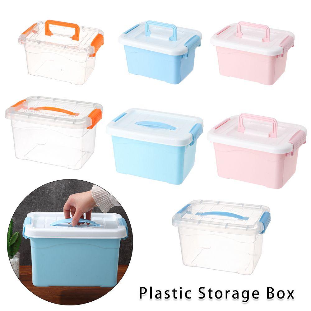 Hộp Nhựa Đựng Trang Sức/Đồ Chơi/Trang Sức 4 Màu 2 Kích Cỡ