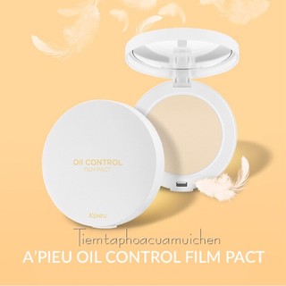 Phấn nén kiềm dầu Apieu oil control film pact SPF 15
