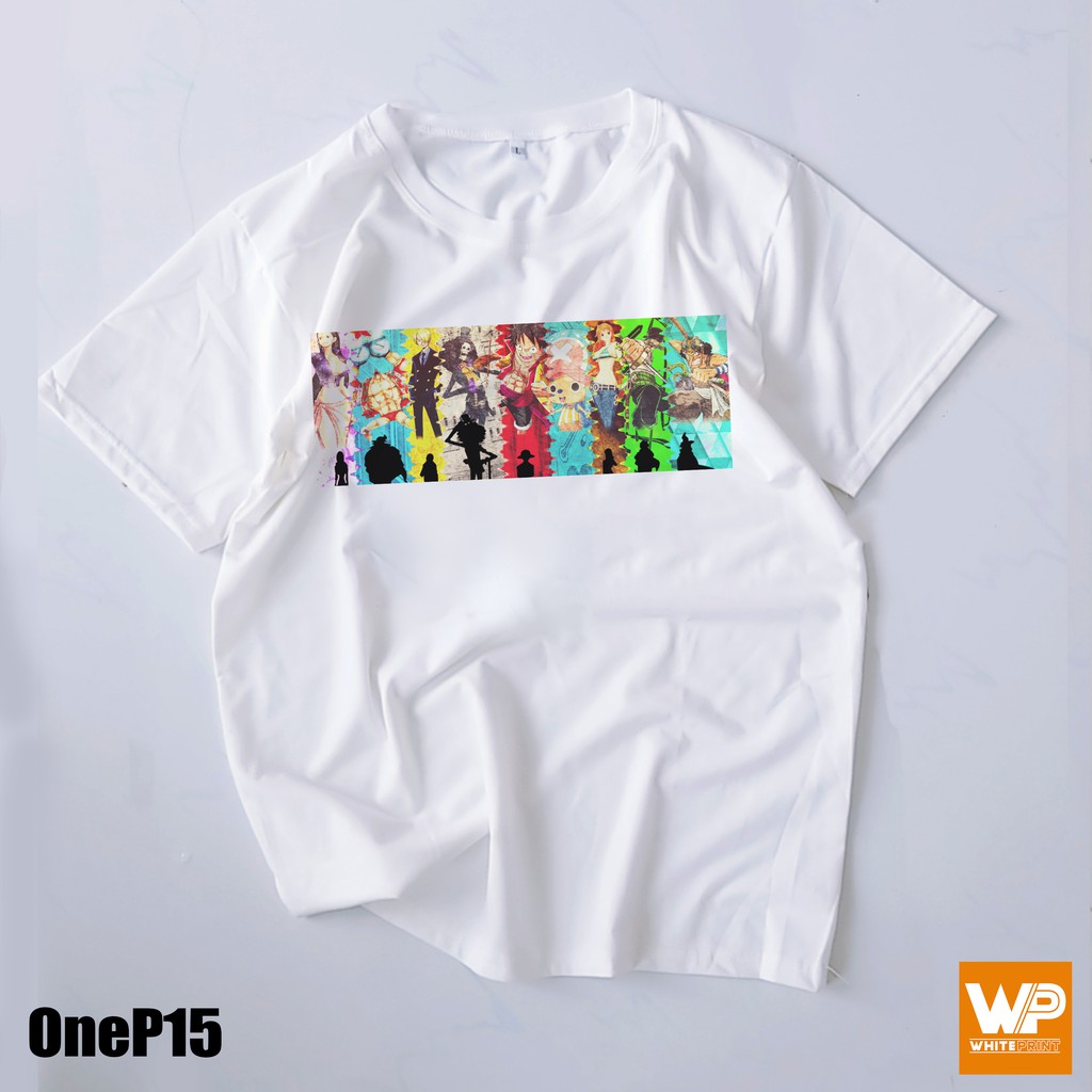 Áo thun unisex hình One Piece Đảo hải tặc Mũ rơm_Form đẹp vải co dãn tốt cực mịn mát
