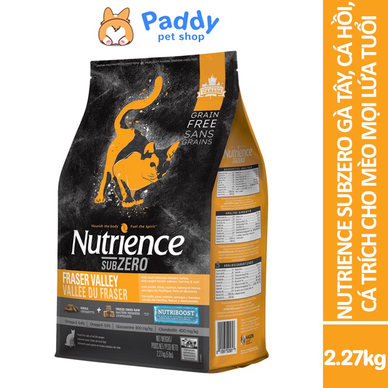 Hạt Nutrience SubZero Cho Mèo Mọi Độ Tuổi (Nhập khẩu Canada)