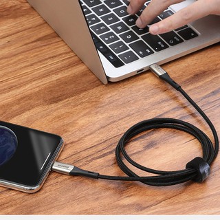 Cáp sạc nhanh Type C to Lightning Baseus Horizontal Data PD (18W, Power Delivery Fast Charge, C to iPhone Cable)