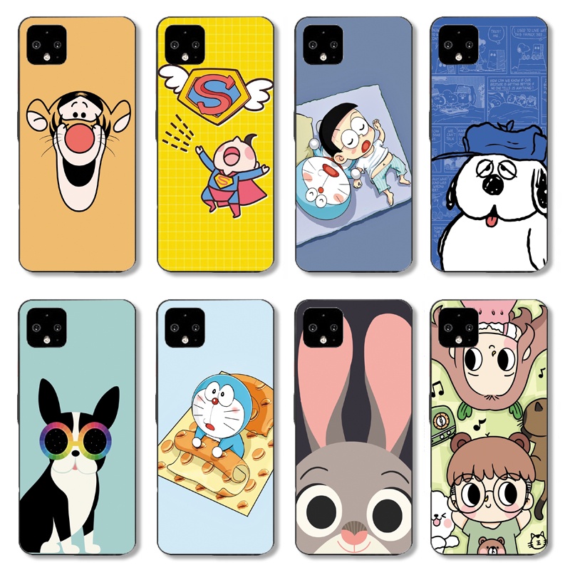 Ốp điện thoại tpu silicon mềm hình doraemon cho Google Pixel 5a 4a 3a Xl / Pixel 4 Xl