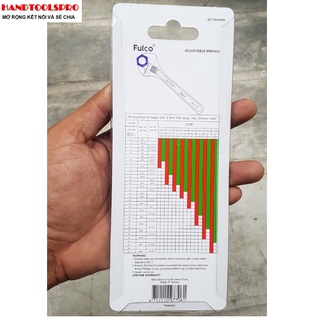 Mỏ lết xi đen 6 inch FULCO AP-6