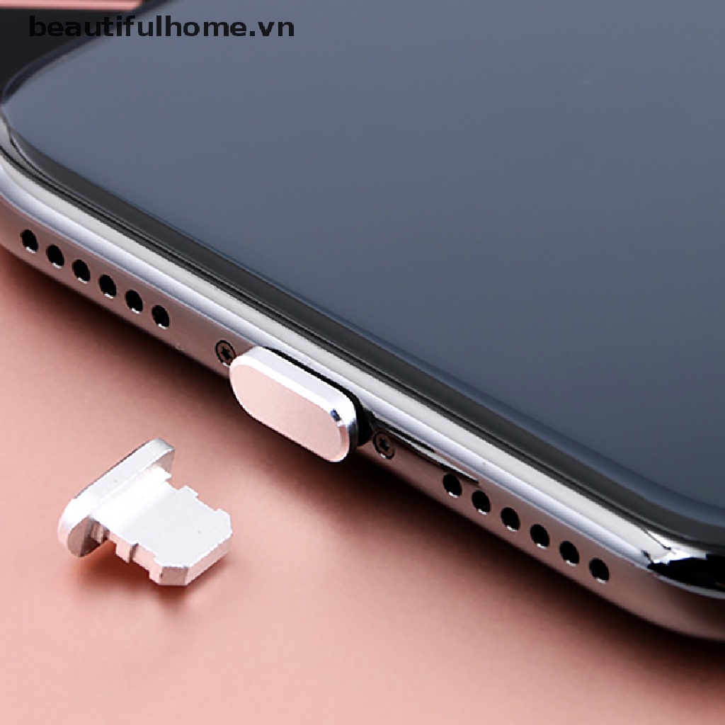 Cổng Sạc Kim Loại Chống Bụi Cho Điện Thoại