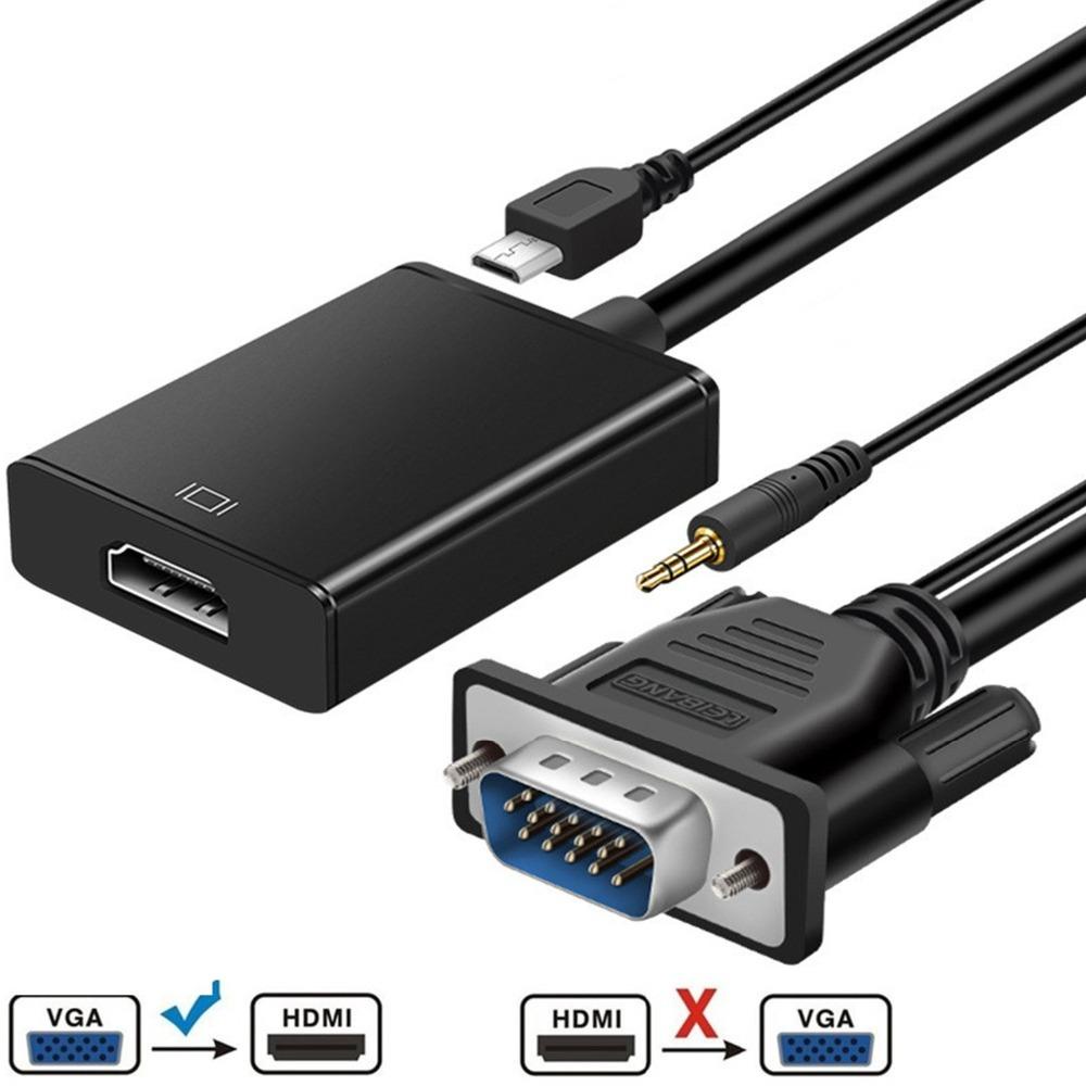 Đầu Chuyển Đổi VGA Sang HDMI HDTV Chuyên Dụng