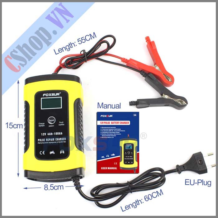 Bộ sạc bình acquy 12V 5A