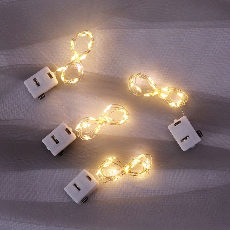 ĐÈN LED TRANG TRÍ, dài 2met, 3 chế độ kèm sẵn pin