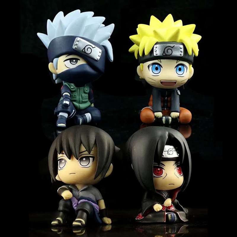 Mô Hình Nhân Vật Hatake Kakashi Uzumaki Itachi 8cm Trang Trí Xe Hơi