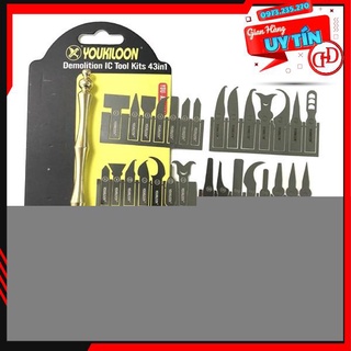 Combo cán dao + bộ 43 lưỡi chuyên dụng dục ic