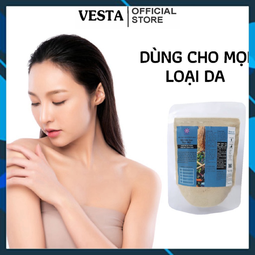 HTT4 Bột Cám Gạo Thảo Mộc Nguyên Chất Vesta 100gr