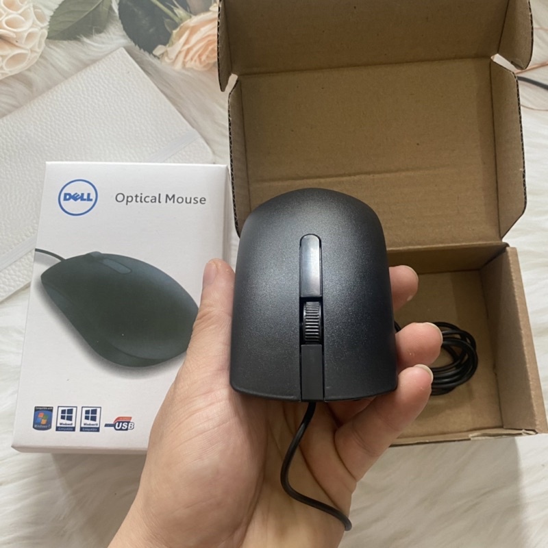 Chuột máy tính Dell MS116 - Chuột máy tính có dây new 100% - Bảo hành 6 tháng -sieuthipkgiare