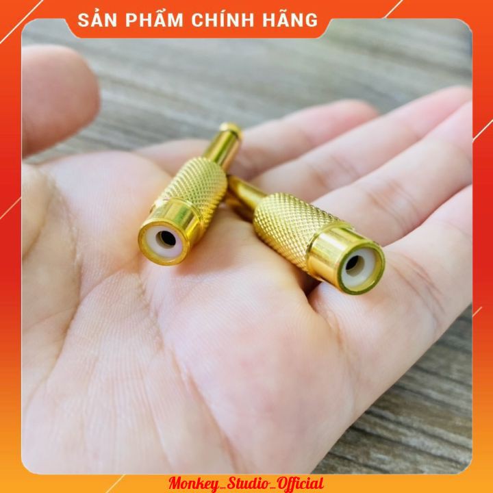 Jack (rắc) chuyển tín hiệu AV Hoa Sen sang 6.5 ⚡ HÀNG CAO CẤP⚡ Chuyển Đối Tín Hiệu Âm Thanh Chất Lượng Cao