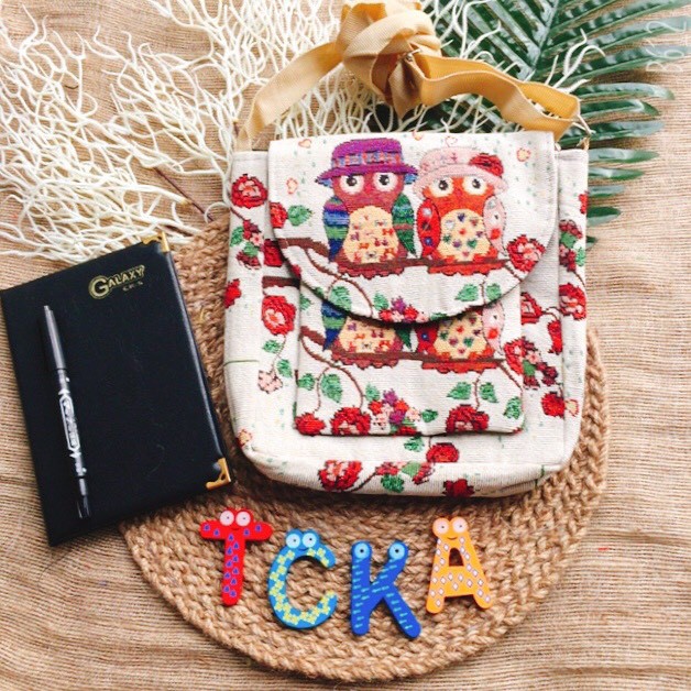 Túi thổ cẩm đeo chéo 5501