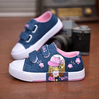 [Hot 129k] Giày bata thể thao jean nhập cực cool cho bé gái (GD22)