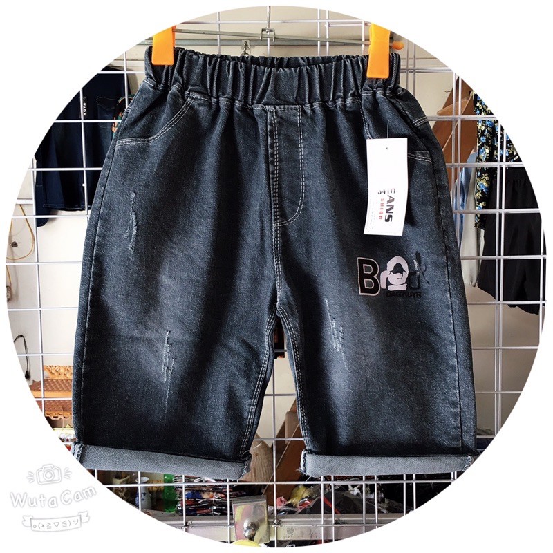 Quần bò ngố_ đùi nam size 12-35kg