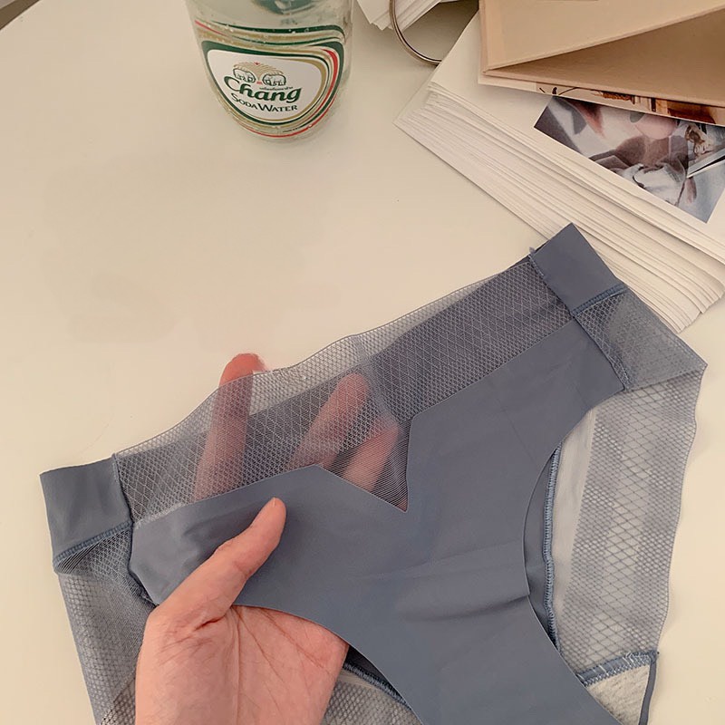 Quần Lót Nữ Đúc Su Lụa Viền Ren Lưới Sexy Siêu Hot Q1