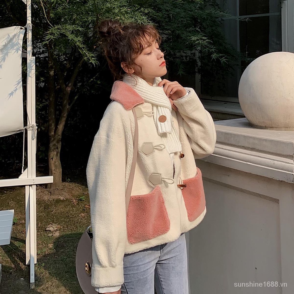 Áo khoác phao cotton dày dặn phong cách Hàn Quốc thời trang thu đông mới cho nữ