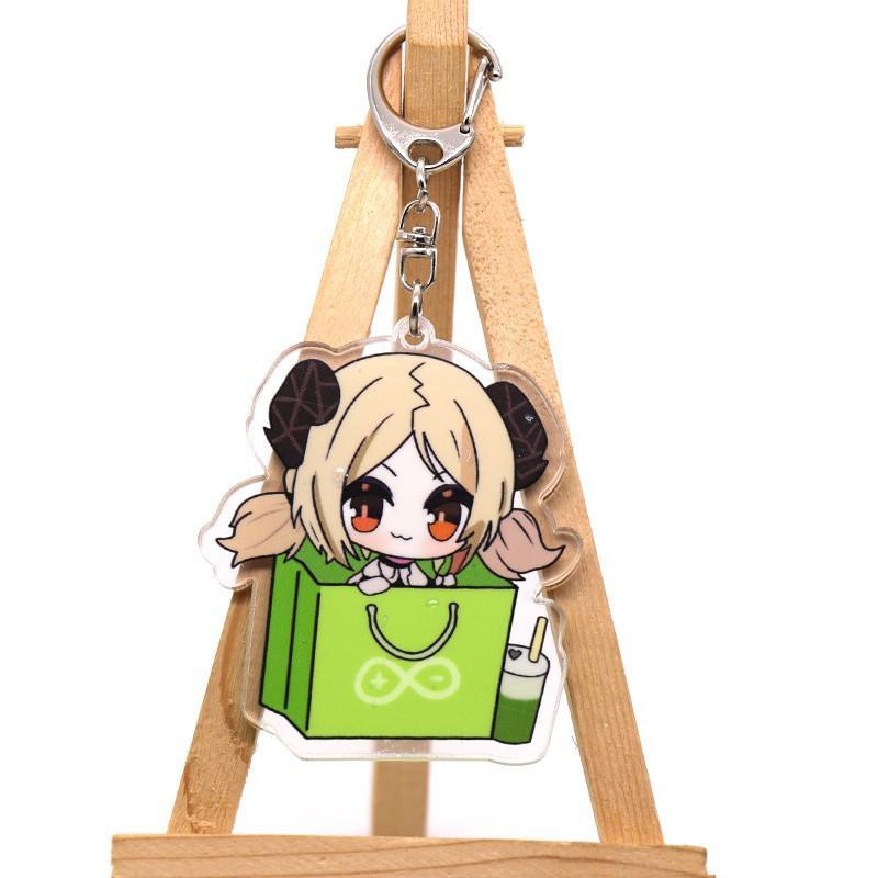 ( Mica trong acrylic) Móc khóa Arknights ver ShoppingBag in hình anime chibi
