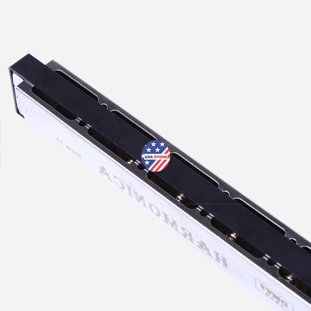 Kèn Harmonica Tremolo Study 24 Key C Phiên Bản Cao Cấp 2021 - 24 LỖ BẠN MỚI TẬP - Tặng Hộp Nhựa Bảo Quản