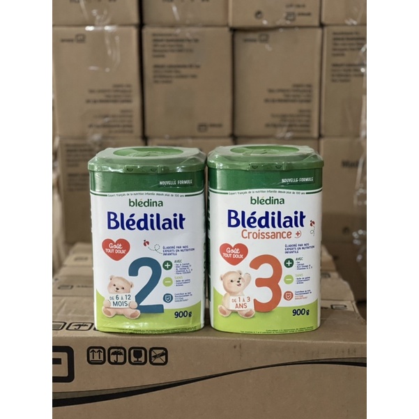 🔥Deal Hot🔥 Mẫu Mới Sữa bột bledilait Pháp hộp 900g/400g