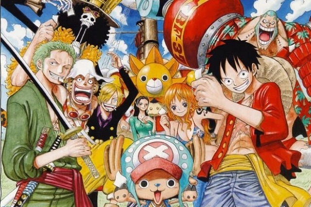 5 Poster one piece , tranh dán tường anime one piece khổ a4