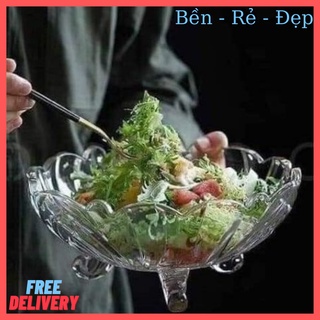 Đĩa 3 chân màu trắng