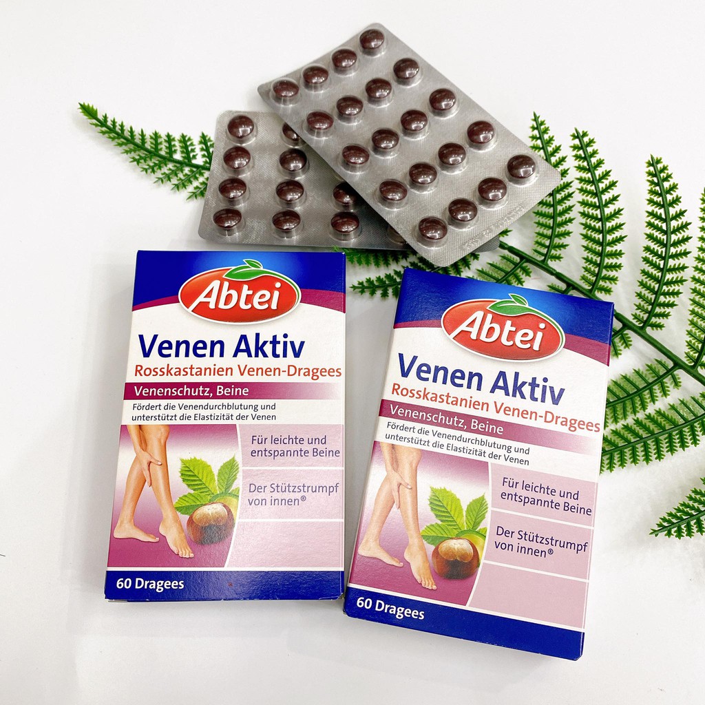 Viên uống Abtei Venen Aktiv Dragees giãn tĩnh mạch | BigBuy360 - bigbuy360.vn