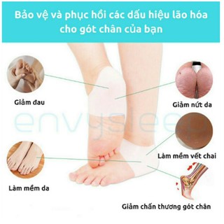 Đôi lót silicon bảo vệ gót, mắt cá chân tránh chấn thương