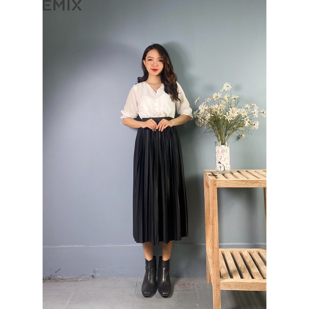 Chân Váy Xếp Ly Dáng Dài EMIX | BigBuy360 - bigbuy360.vn