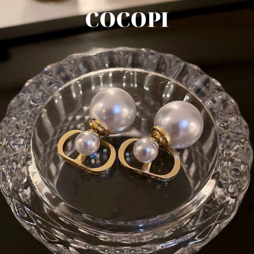 Bông Tai, Khuyên Tai đính ngọc trai nhân tạo cao cấp phong cách Hàn Quốc COCOPI Accessories - BT047