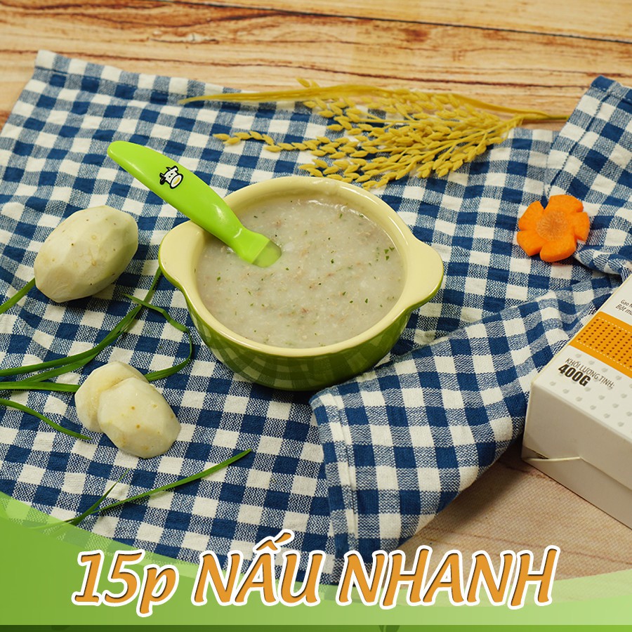 [Hà Nội] Cháo ăn dặm Mabu hạt vỡ 400g (Cháo số 1)