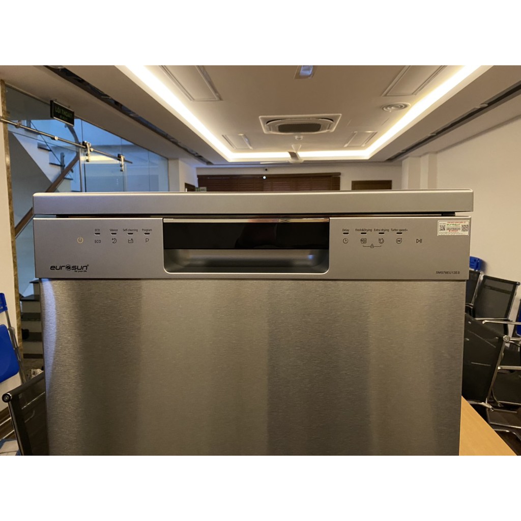 Máy rửa bát Eurosun SMS78EU12ES  - BH 3 năm, Hàng chính hãng , Lắp đặt miễn phí