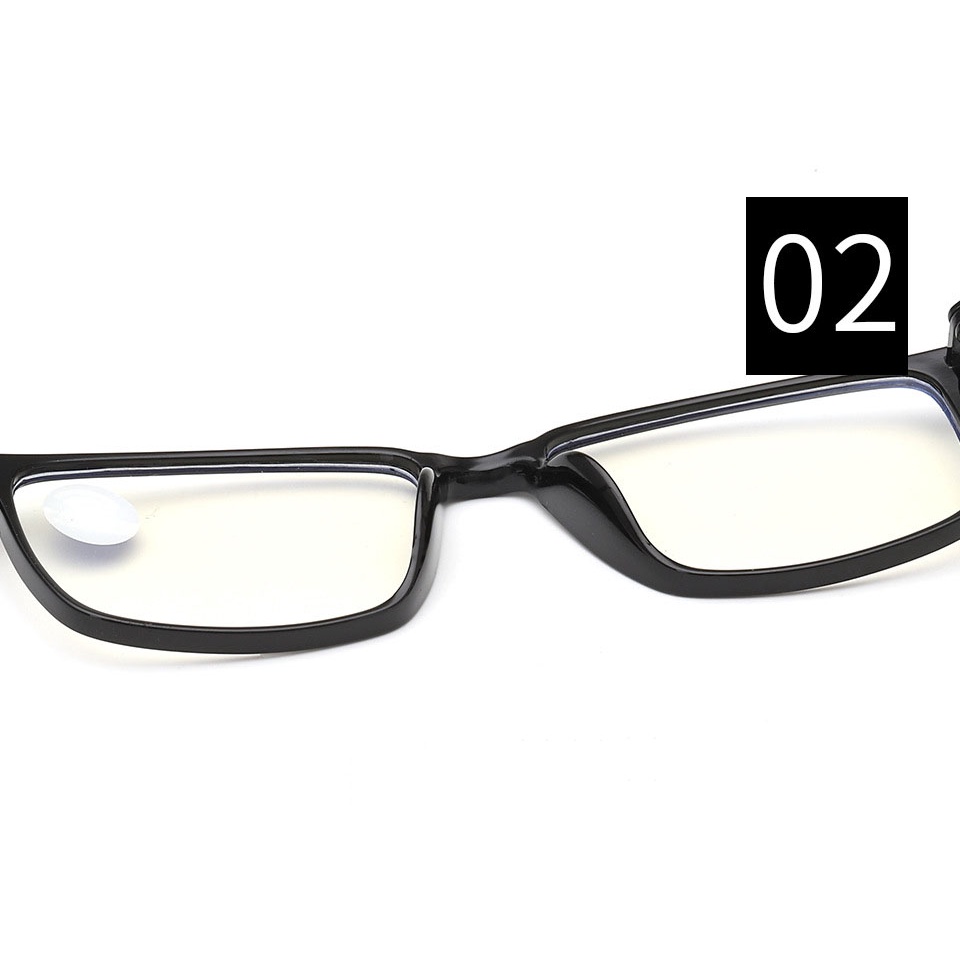 Kính thời trang Hàn quốc, dòng kính Unisex Oulaiou 629 chống ánh sáng xanh gương phẳng, kính vuông với 2 phiên bản màu
