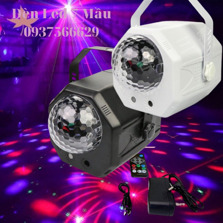 [ SALE OFF ] Đèn Sân Khấu 7 Màu 2in1 Cảm Ứng Theo Nhạc Dùng Cho Karaoke Bar Mini Phòng Bay - Magic Store SG