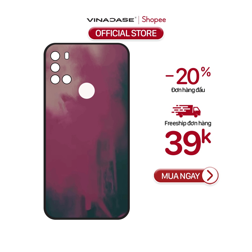 Ốp lưng Vina Case Vsmart Joy 3/Joy 4/Bee 3/...Silicone TPU dẻo đen viền bảo vệ camera in hình Water Colour
