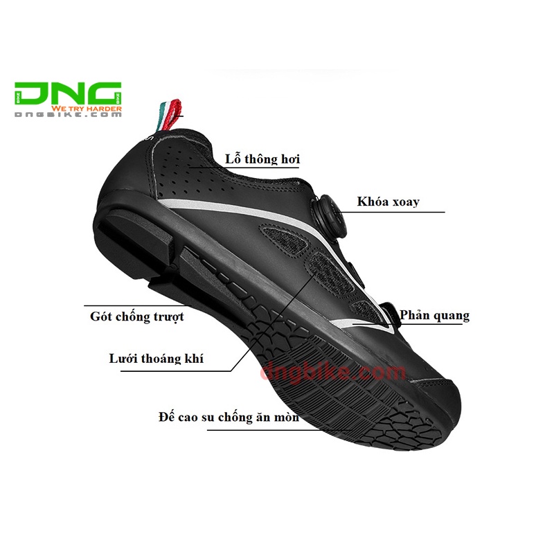 Giày xe đạp không can BOODUN J09
