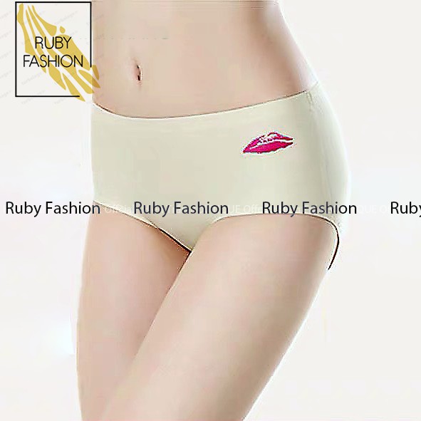 Quần lót nữ Ruby Fashion đúc su kháng khuẩn, mặc mềm mịn, không đường mày