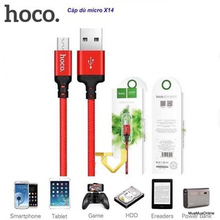 Cáp Sạc Micro USB Hoco X14 1M