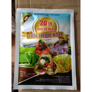 Chế phẩm nấm đối kháng trichoderma 20 tỷ bào tử nấm gói 100gr
