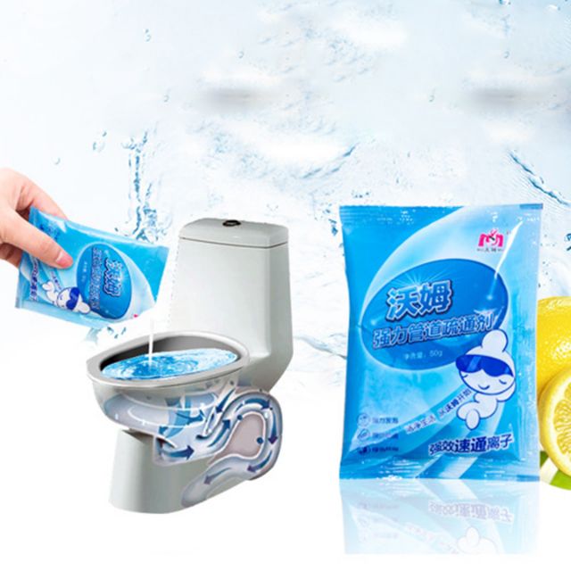 Bột thông tắc cống, bồn cầu