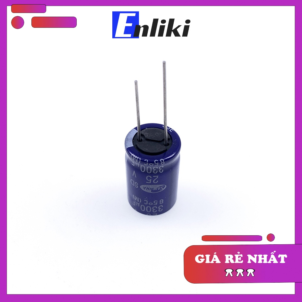 Tụ Hóa 3300uF 25V SAMWHA 16x25mm