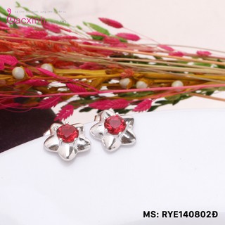 Bông tai bạc Ý 925 Bạc xinh Huệ Ngân - Ngôi sao hi vọng RYE140802