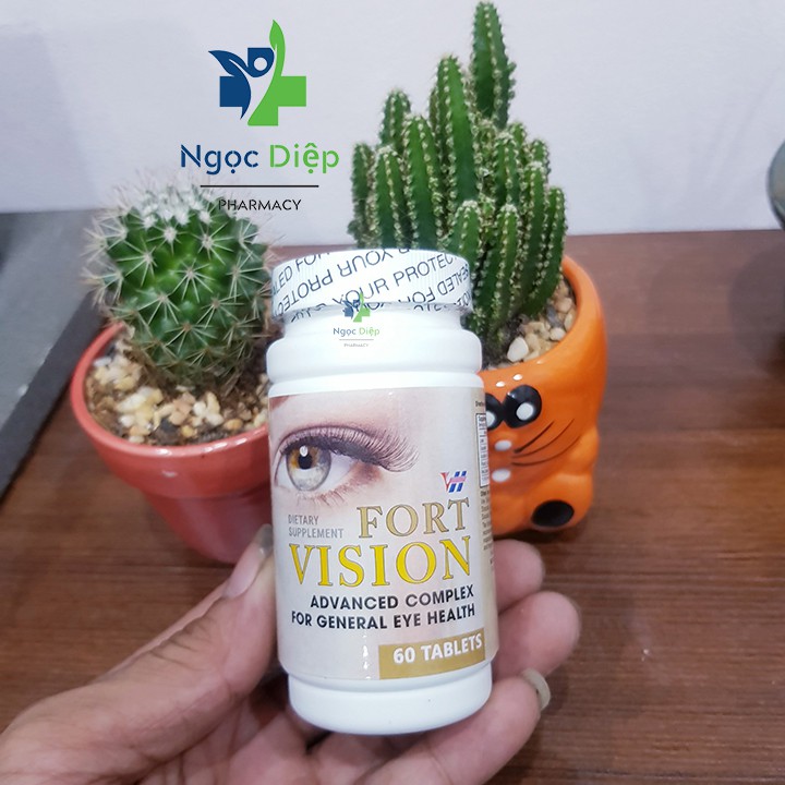 [Hàng Mỹ] Viên uống Bổ Mắt VH-FORT VISION hộp 60 viên nhập khẩu chính hãng DATE 2023 | Thế Giới Skin Care