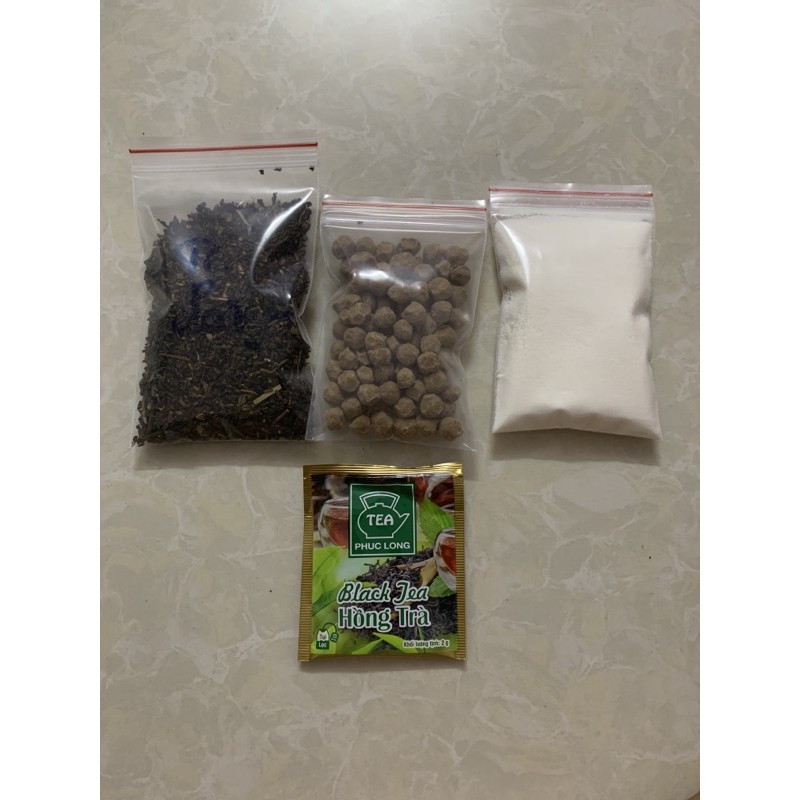 Set trà sữa