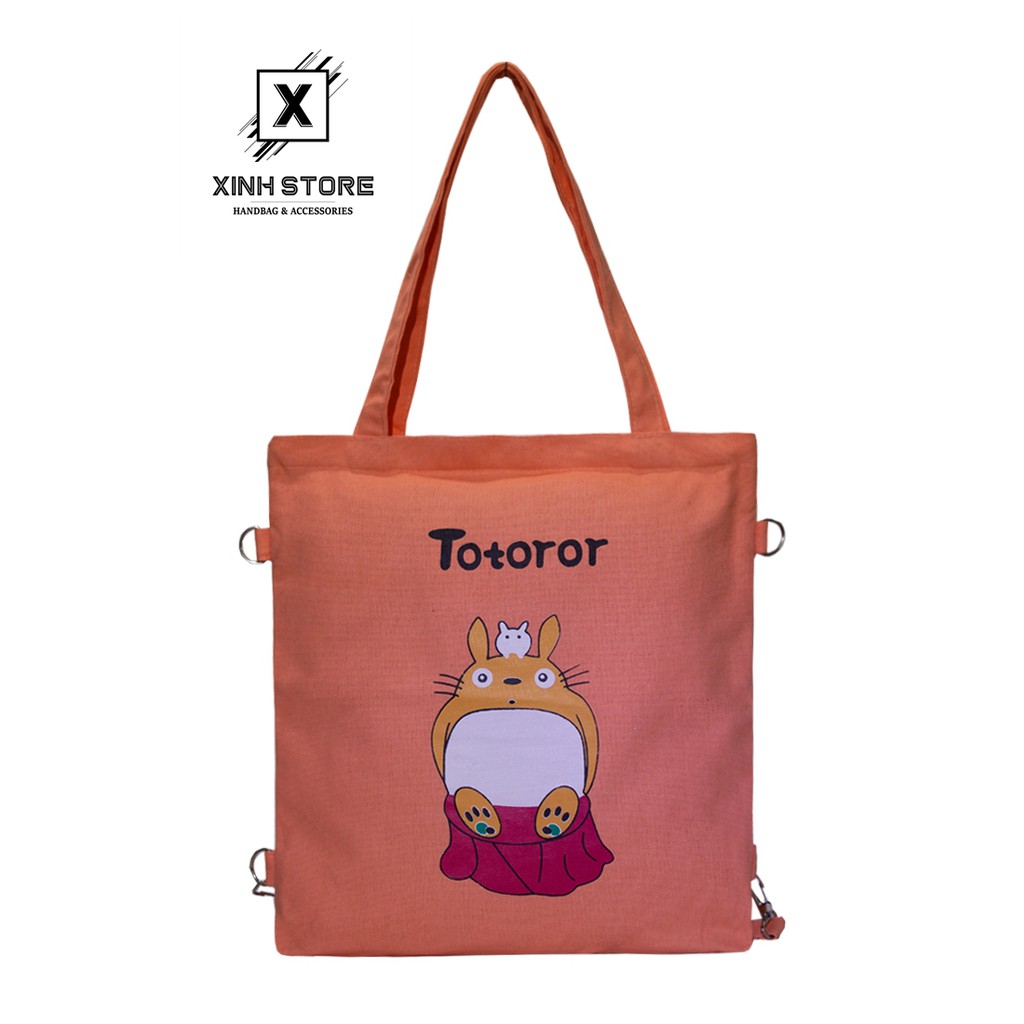 Túi Vải Tote Đeo Chéo XinhStore Totoror Bánh