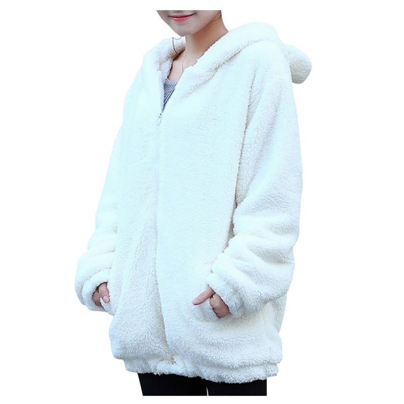 Áo Hoodie mùa đông tai gấu dễ thương cho nữ | BigBuy360 - bigbuy360.vn